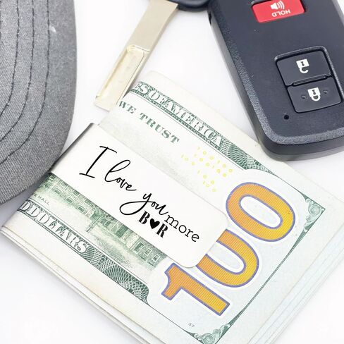 Soul Mates Money Clip Best Friends For Life Soul Mates Forever Clip Personalized Gift Wallet Money Personal Wallet Money Clip Mens Gift Idea LOVE-YOU-MORE-MONEY in Saudi Arabia