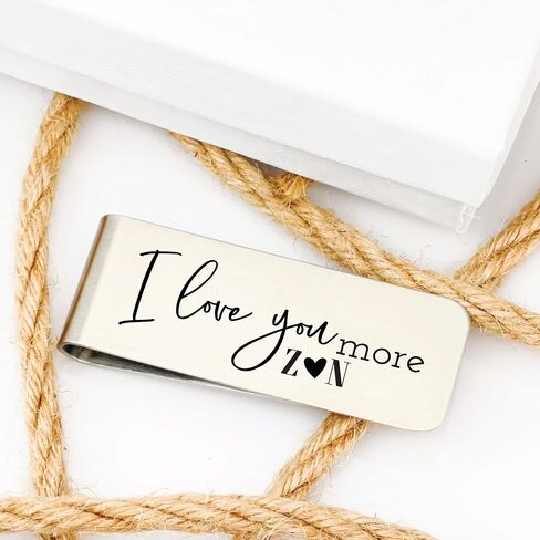 Soul Mates Money Clip Best Friends For Life Soul Mates Forever Clip Personalized Gift Wallet Money Personal Wallet Money Clip Mens Gift Idea LOVE-YOU-MORE-MONEY in Saudi Arabia