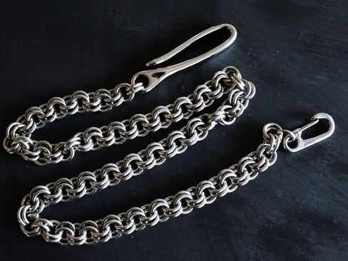 Men's Stainless Steel Iron Heart Weave Wallet Chain 14 Gauge in Saudi Arabia