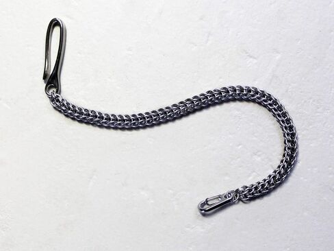 Men's Stainless Steel Persian Weave Wallet Chain with Hook in Saudi Arabia