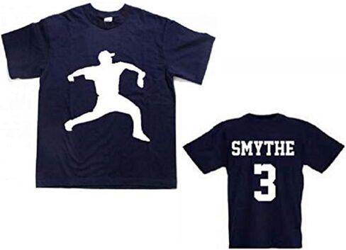 personalized baseball shirt boys jersey name number kids youth t-shirt birthday party in Saudi Arabia
