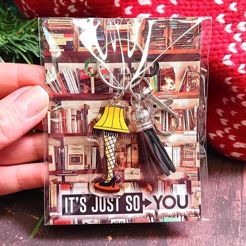 Funny Leg Lamp Pendant Tassel Keychain, Stocking Stuffer Gift for A Christmas Story Accessory in Saudi Arabia