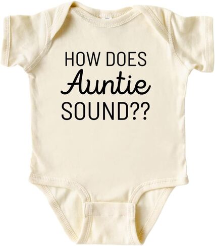 How Does Auntie Sound Surprise Pregnancy Announcement to Sister, Sister in Law, Brother, Aunt Baby Announcement Gift Box, Uncle Baby Reveal, Hey Auntie Cute Announcement Idea. Multicolor in Saudi Arabia