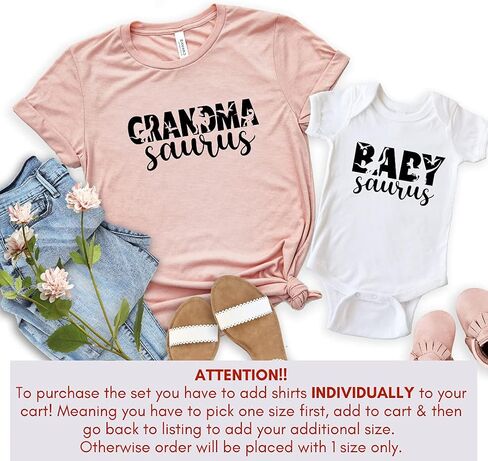 Grandmasaurus Funny Grandma Shirts, Grandma and Granddaughter Gifts, Grandma and Grandson Matching Shirts, Grandma and Me, Birthday Gifts for New Grandma, Christmas, for Grandma Multicolor in Saudi Arabia