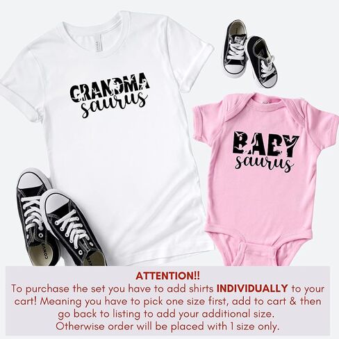 Grandmasaurus Funny Grandma Shirts, Grandma and Granddaughter Gifts, Grandma and Grandson Matching Shirts, Grandma and Me, Birthday Gifts for New Grandma, Christmas, for Grandma Multicolor in Saudi Arabia