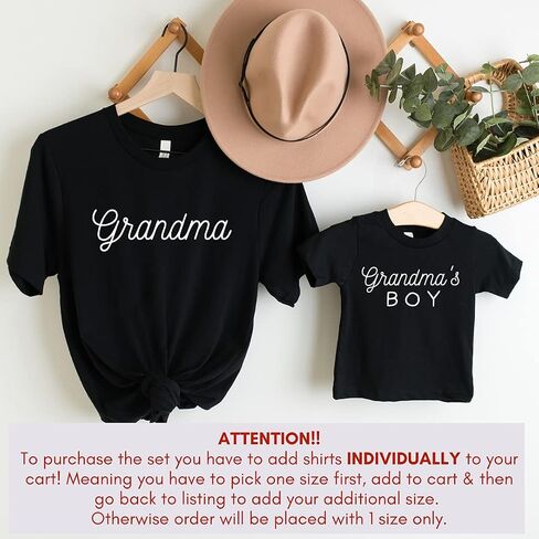 Grandma's Girl, Boy, Grandma and Granddaughter Gifts, Grandma and Grandson Matching Shirts, Grandma and Me, Birthday Gifts for New Grandma, Christmas, for Grandma Multicolor in Saudi Arabia