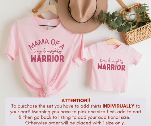 Little Warrior Mommy And Me Matching Outfits, Religious Mom Daughter Matching Outfits, Blessed Mama Baby Matching Shirts, Mother Son Matching Clothes, Mothers Day Gifts NICU Christian Mom Shirts in Saudi Arabia