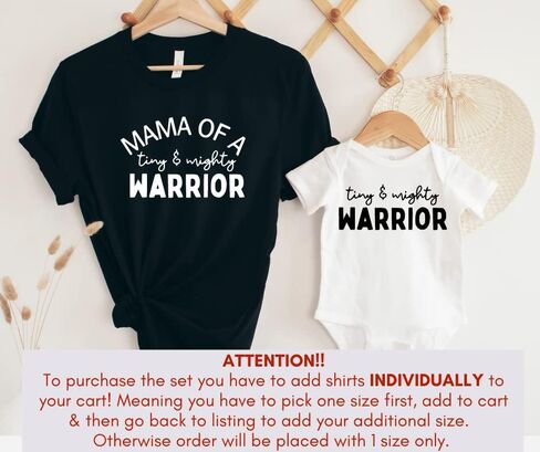 Little Warrior Mommy And Me Matching Outfits, Religious Mom Daughter Matching Outfits, Blessed Mama Baby Matching Shirts, Mother Son Matching Clothes, Mothers Day Gifts NICU Christian Mom Shirts in Saudi Arabia