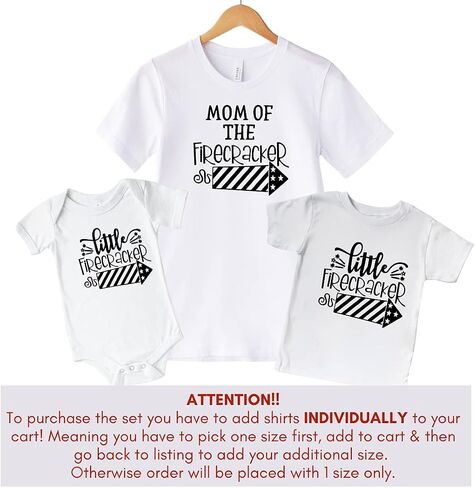Firecracker Fourth of July Family Matching Shirts 2021, 4th of July Family Matching Outfits, Mom Dad, Kids 4th of July Matching, Mommy and Me, Brother, Sister, Daughter, Son. Multicolor in Saudi Arabia