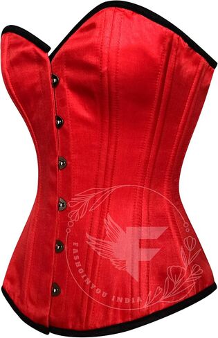 مثير ساتين حمراء محيط Cincher Corset Top لفقدان الوزن - مدرب الخصر Overbust ، الساعة الرملية in Saudi Arabia