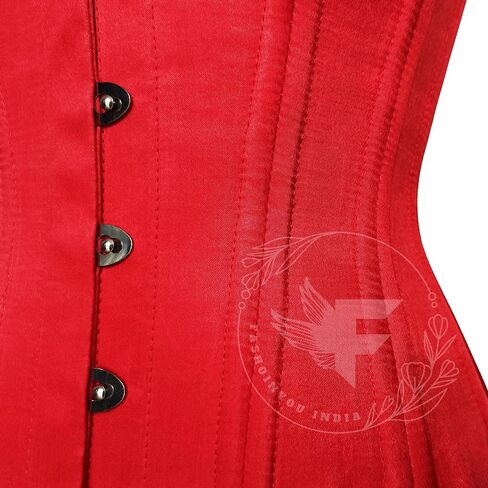 مثير ساتين حمراء محيط Cincher Corset Top لفقدان الوزن - مدرب الخصر Overbust ، الساعة الرملية in Saudi Arabia
