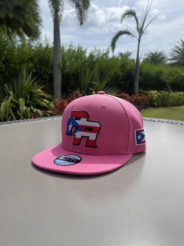 Baseball Cap with High Crown Featuring Puerto Rico Flag, PR Puerto Rico Cap, Snapback, Stylish Baseball Hat for Men and Women in Saudi Arabia