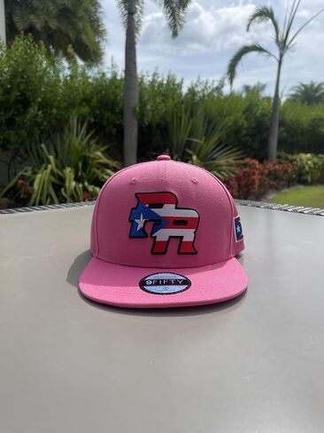 Baseball Cap with High Crown Featuring Puerto Rico Flag, PR Puerto Rico Cap, Snapback, Stylish Baseball Hat for Men and Women in Saudi Arabia