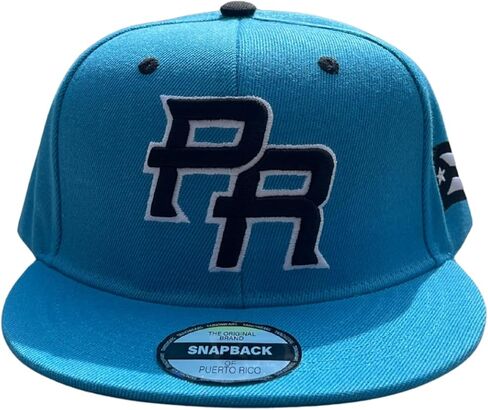 Baseball Cap with High Crown Featuring Puerto Rico Flag, PR Puerto Rico Cap, Snapback, Stylish Baseball Hat for Men and Women in Saudi Arabia