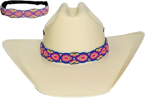 عصابة قبعة قابلة للتعديل الملونة للخرز ل Cowboy و Fedora & Sun Hats in Saudi Arabia