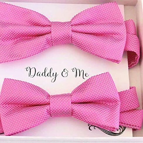 ربطة عنق دباي روز روز لوب لابن أبي ، أبي لي هدية مجموعة الأب ابن المباراة Me Daddy Me Bow Handmade Dusty Rose Kids Bow قابلة للتعديل قبل ربط القوس in Saudi Arabia