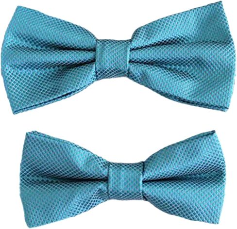 Ocean blue Bow tie set daddy son, Daddy and me gift, Grandpa and me, Kids adult bow tie, Handmade Adjustable pre tied bow, Ocean blue in Saudi Arabia