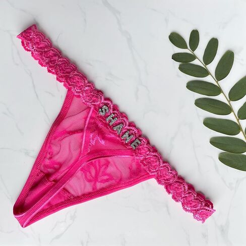 Thong المخصصة - الاسم الشخصي Thong ، الاسم المخصص Thong ، ملابس داخلية مخصصة لها ، سلسلة G مخصصة ، اسم G String in Saudi Arabia