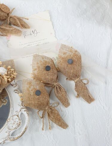 20-Piece set Mini Magnet Dried Flowers Bouquet for Wedding Favors for Guests, Baby Shower Party Favors, Bridal Shower Gifts, Baptism, Thank You Favor. (navy blue) in Saudi Arabia