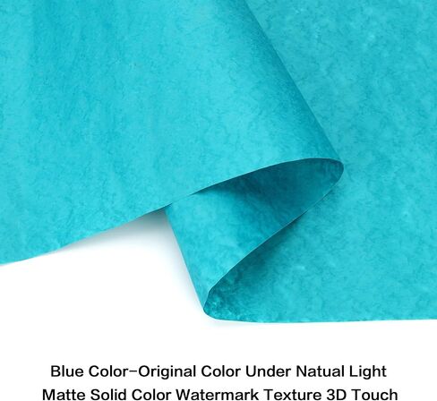 Gongzitem Matte Matte Solid Color Wapp Paper with Watermark Teach 3D Touch ، ورق بالقرنفل ، ورق غلاف الهدايا المصنوع يدويًا ، و 17 في × 18 قدمًا مع مجموعة التعبئة لعيد الميلاد ، والعطلات ، والزفاف والمزيد (GZ-31) in Saudi Arabia