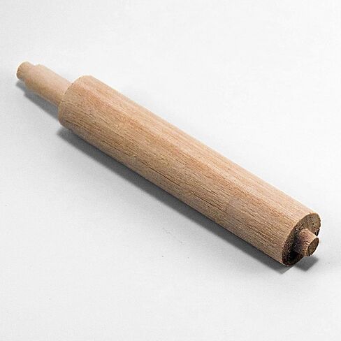Wooden toilet paper roller in Saudi Arabia