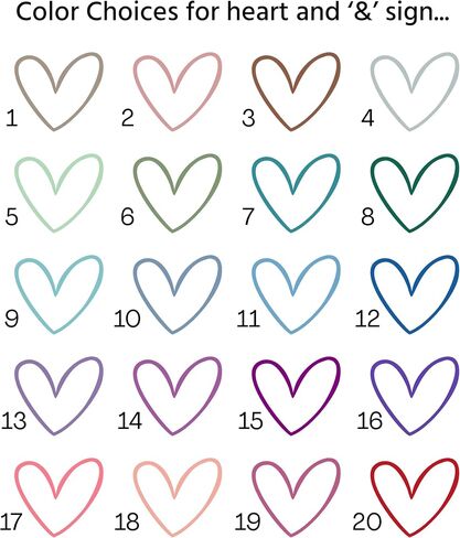 Personalized Candy Stickers | 108 Labels for Hershey Kisses | Custom Wedding Stickers | 20 Color Choices (Heart) in Saudi Arabia