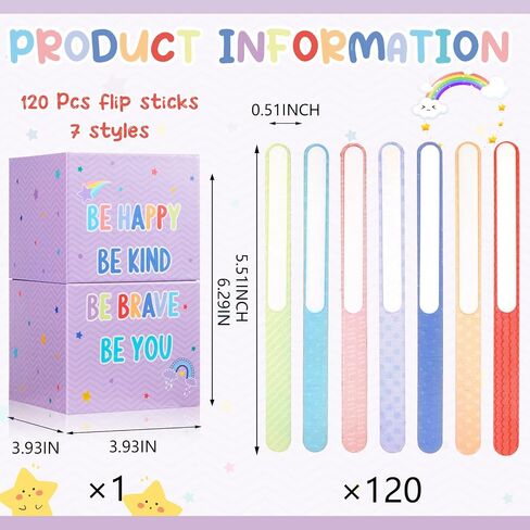 120 Pcs Eucalyptus Flip Sticks with with Storage Cup Greenery Teacher Tools Educational and Learning Activities for Kids Grouping Back to School Learning Activities Stuff Name Tags Supplies in Saudi Arabia