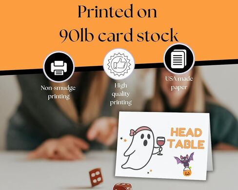 Halloween Bunco Scorecard Set – Ghouls Just Wanna Roll Dice Theme with Ghost Score Sheets, Tally Sheet, Table Signs, Ghost Player Cards – Girls Night Dice Game – October Bunco Party Supplies in Saudi Arabia