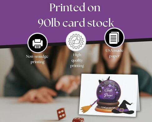 حزمة Halloween Bunco - أوراق نقاط الساحرة وأوراق العصيدة - مستلزمات حفلات الأطراف - نوفمبر - بطاقات الدرجات - مجموعة ألعاب - ديكورات - لنا وهم in Saudi Arabia