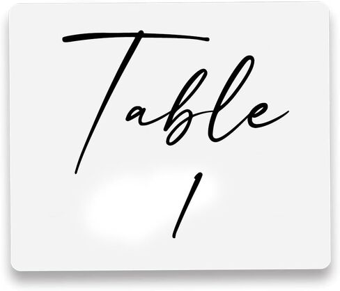 Wedding Table Number Decals, Calligraphy Table Numbers, Cursive Script Table Number Stickers, Order Your Quantity, Many Colors, Personalized, Wedding Table Number Decals, Wedding Table Decor Stickers in Saudi Arabia