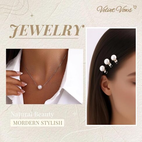 8 Year Old Girl Birthday Gifts: Pearl Necklace for Girls, Hair Clip & Birthday Cards in Saudi Arabia