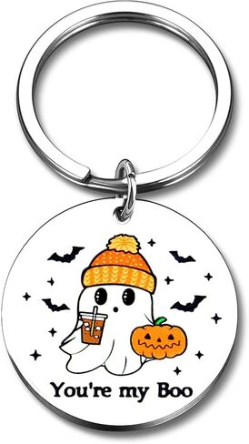 Sereney Boo Basket Stuffers for Women Teen Girls, Halloween Keychain as Halloween Gifts for Girls, Spooky Basket Stuffers for Girlfriend Teen Girl Anniversary Birthday Valentines Gifts in Saudi Arabia