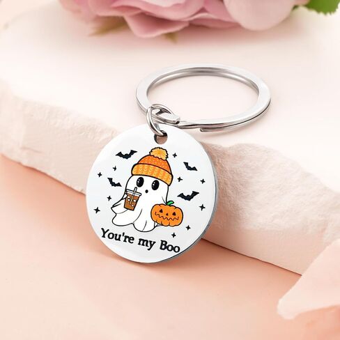 Sereney Boo Basket Stuffers for Women Teen Girls, Halloween Keychain as Halloween Gifts for Girls, Spooky Basket Stuffers for Girlfriend Teen Girl Anniversary Birthday Valentines Gifts in Saudi Arabia