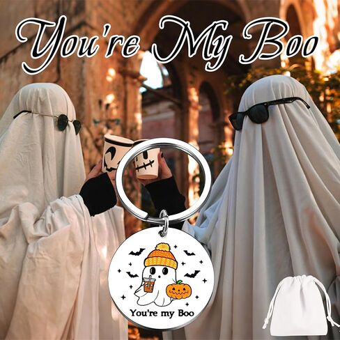 Sereney Boo Basket Stuffers for Women Teen Girls, Halloween Keychain as Halloween Gifts for Girls, Spooky Basket Stuffers for Girlfriend Teen Girl Anniversary Birthday Valentines Gifts in Saudi Arabia