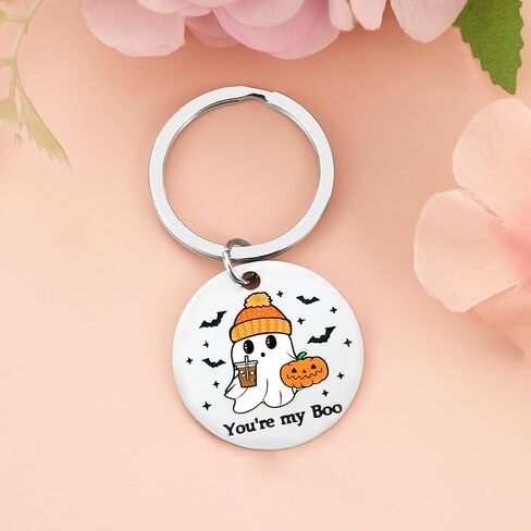 Sereney Boo Basket Stuffers for Women Teen Girls, Halloween Keychain as Halloween Gifts for Girls, Spooky Basket Stuffers for Girlfriend Teen Girl Anniversary Birthday Valentines Gifts in Saudi Arabia