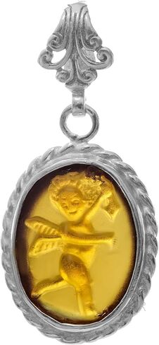 God Janus Signet Intaglio قلادة مكافحة التارنيش 925 الحبل الفضي الاسترليني تويست الرمزية الأسطورية-الأبواب والوقت والتوازن القلادة القلادة القلادة الفضية القلادة المصنوعة يدويًا in Kuwait