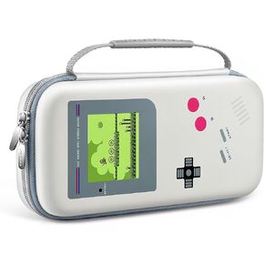 شنطة حمل لجهاز نينتندو سويتش مع قطعتين من واقي الشاشة، شنطة واقية صلبة محمولة من بلاستيك I فولر شنطة العاب للسفر لملحقات وحدة تحكم نينتندو سويتش تحمل 20 خرطوشة العاب in Kuwait