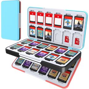HEIYING Game Card Case for Nintendo Switch&Switch OLED,Portable Switch Lite Game Card Storage with 48 Game Card Slots and 24 Micro SD Card Slots in Kuwait