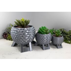 Epcot Spaceship Earth Inspired Planter (Medium) in Saudi Arabia