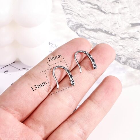 Tiny Gold Pull Through Earrings – Delicate Small Threader Earrings for Women, Minimalist Gold Sleep Earrings Featuring Subtle Textured Detailing for Daily Wear in Saudi Arabia