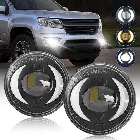 Fog Lights Compatible with 2015 2016 2017 2018 2019 Chevy Colorado with H16 12V 19W Driving Fog Lights Lamps in Saudi Arabia