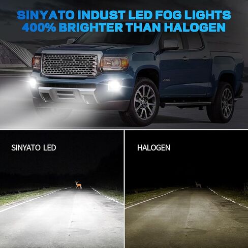 Fog Lights Compatible with 2015 2016 2017 2018 2019 Chevy Colorado with H16 12V 19W Driving Fog Lights Lamps in Saudi Arabia