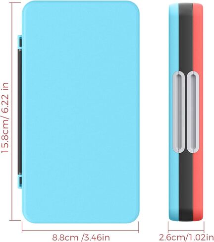HEIYING Game Card Case for Nintendo Switch&Switch OLED,Portable Switch Lite Game Card Storage with 48 Game Card Slots and 24 Micro SD Card Slots in Kuwait