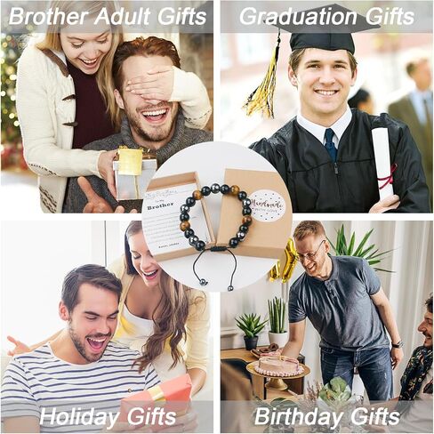 Sereney 9 10 11 12 13 15 16 18 21 30 40 50 60 Year Old Birthday Gifts for Him Boys, Handmade Triple Protection Bracelets as Adjustable National Boyfriend Day Bracelets for Boys Son Grandson Dad Man in Saudi Arabia