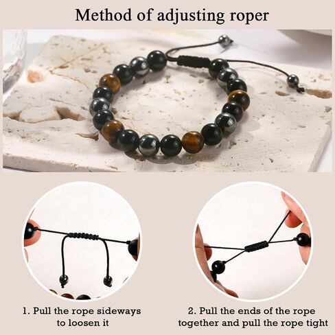 Sereney 9 10 11 12 13 15 16 18 21 30 40 50 60 Year Old Birthday Gifts for Him Boys, Handmade Triple Protection Bracelets as Adjustable National Boyfriend Day Bracelets for Boys Son Grandson Dad Man in Saudi Arabia