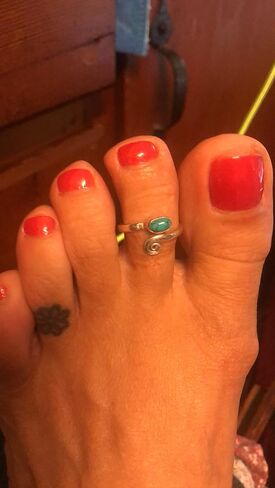 Turquoise Stone Toe rings - 925 Sterling Silver Toe ring- Midi Ring Girls Women Body Jewelry Adjustable Toe Ring Handmade Toe Ring Natural Gemstone Toe Rings in Saudi Arabia