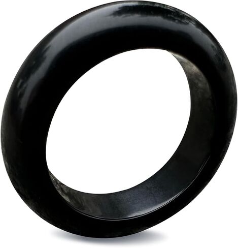 Natural Black Obsidian Rings, Size 9 in Saudi Arabia