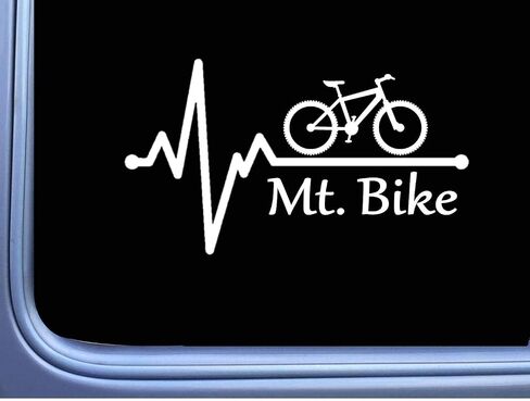 Mountain Bike Lifeline Word M440 6" decal grips pedals bottle holder tread gloves in Saudi Arabia