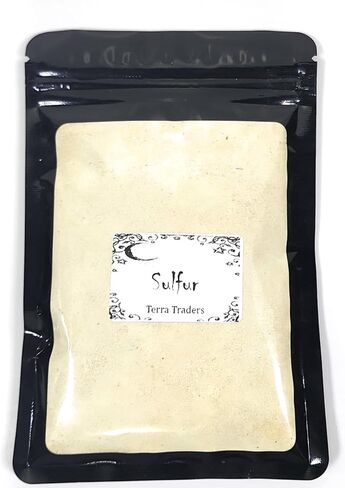 Sulfur Powder | Brimstone | Hoodoo | Wiccan | Witchcraft | 4 oz. in Saudi Arabia