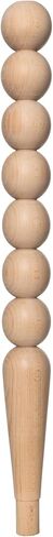 Beech Farmhouse Wood Table Leg - Unfinished - DIY Furniture - Turned Wooden Leg (18 Inch / 45 cm) in Saudi Arabia